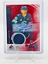 2025-26 SP Game Used Authentic Rookies Ville Ottavainen #AR-OT card