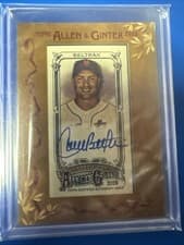 2025 Topps Allen & Ginter Framed Mini Autographs (Baseball) Carlos Beltrán #MA-CB card