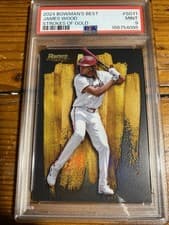 2024 Bowman's Best Strokes of Gold James Wood #SG-11 card