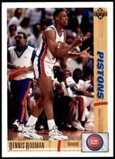 Dennis Rodman 1991-92 Upper Deck Base Set card