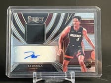 KZ Okpala 2019 Panini Select Rookie Jersey Autographs card