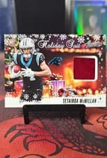 2025 Panini Absolute Holiday Suit Tetairoa McMillan #HS-TMN card