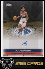 2025-26 Topps Chrome Topps Autograph Issue Veterans AJ Johnson #TAU-AJJ