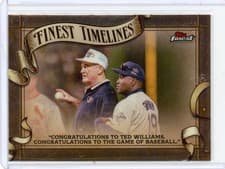 2025 Finest Timelines Ted Williams #FT-19 card