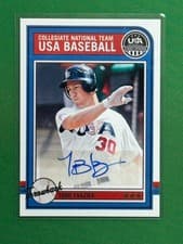2025 Panini Stars & Stripes USA Baseball Throwback Signatures Todd Frazier #AS-TF card