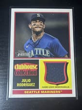 2025 Topps Heritage Clubhouse Collection Relics Julio Rodríguez #CCR-JR card