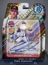 2024 Bowman Draft Bowman In Action Autographs Cam Caminiti #BIA-CC card