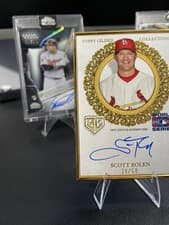 2025 Topps Gilded Collection Gilded Champions Autographs Scott Rolen #GCH-SR card