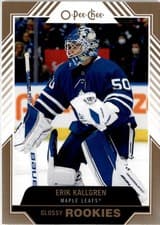 Erik Kallgren 2022 Upper Deck O Pee Chee Glossy card
