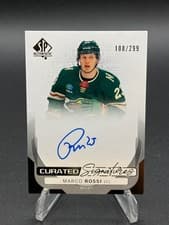 2024-25 SP Authentic Curated Signatures Marco Rossi #SPC-MR card