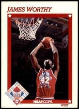 James Worthy 1991-92 Hoops Base Set card