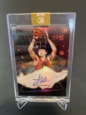 2025-26 Topps 3 Raindrops Signatures Yang Hansen #RS-YH card