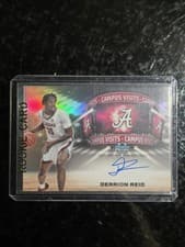 Derrion Reid 2024-25 Bowman University Chrome Campus Visits Autographs card