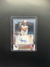 2025 Bowman Draft Chrome Prospect Autographs Quentin Young #CPA-QY card