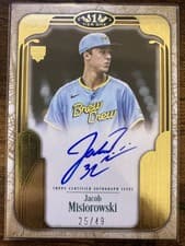 2026 Topps Tier One City Connect Signatures Jacob Misiorowski #CCS-JM