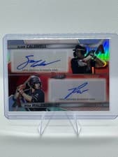 2025 Bowman's Best Dual Autographs Slade Caldwell / Ryan Waldschmidt #DA-CW card