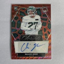 2025 Panini Mosaic Rookie Scripts Malachi Moore #RS-MME card
