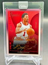 2025-26 Panini Signature Series Golden Touch Derrick Rose #8 card