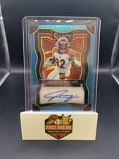Trayveon Williams 2019 Panini Select Rookie Signature Prizm card
