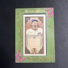 2025 Topps Allen & Ginter Allen & Ginter Mini Framed Relics Kevin Alcántara #MFR-KA card