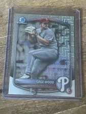 Gage Wood 2025 Bowman Draft Chrome card