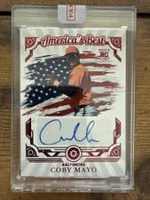 Coby Mayo 2025 Panini Boys of Summer America's Best Signatures card