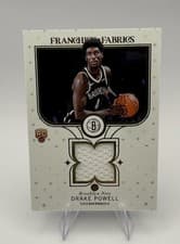 2025-26 Topps Franchise Fabrics Drake Powell #FF-DP card