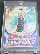 Luka Doncic 2023 Panini Hoops Premium Stock Hoopla card