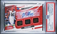 2024 Panini Absolute Tools of the Trade Triple Myles Garrett #TOTT-MGT card