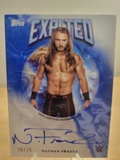 2025 Topps Exalted WWE Wrestling Exalted Autographs Nathan Frazer #EXA-NAT card
