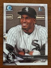 Luis Robert 2018 Bowman Chrome Prospects card