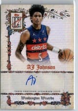 2025-26 Topps Signature Class Manuscripts AJ Johnson #MS-AJJ card