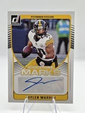 2024 Donruss Signature Marks Jaylen Warren #SMA-JWA card
