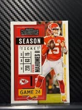 Patrick Mahomes II 2020 Panini Contenders card