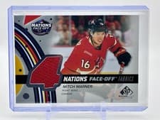 2025-26 SP Game Used 2025 4 Nations Face-Off Fabrics Mitch Marner #4N-MM card