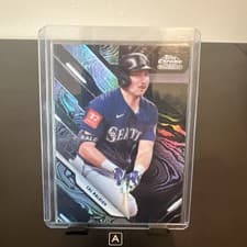 2026 Topps Chrome Black Damascus Cal Raleigh #DAM-6 card