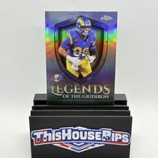 2025 Topps Chrome Legends of the Gridiron Aaron Donald #LOG-40 card