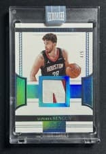 2024-25 Panini Eminence Peerless Patch Autographs Alperen Sengun #1 card