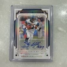 2025 Panini National Treasures Treasured Moments Shaun Alexander #18 card