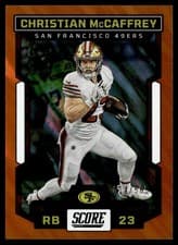 Christian McCaffrey 2023 Panini Score card