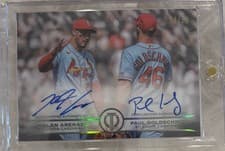 2025 Topps Tribute True to the Game Dual Autographs Paul Goldschmidt / Nolan Arenado #TTG-GA card