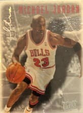 Michael Jordan 1996 Ultra Platinum Medallion card
