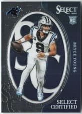 Bryce Young 2023 Panini Select Certified Rookie card