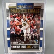 Stephen Curry 2018 Panini Hoops Road to the Finals card