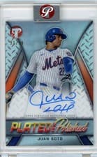 2025 Topps Pristine Plated and Polished Autographs Juan Soto #PAPAV-JS card