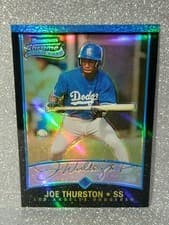 Joe Thurston 2001 Bowman Chrome card