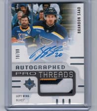 2024-25 Upper Deck Ultimate Collection Pro Threads Brandon Saad #PT-BS card