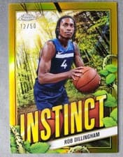 2024-25 Topps Chrome Instinct Rob Dillingham #INS-30 card