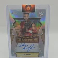 2026 Topps Chrome WWE Marks of Champions Autographs LA Knight #MOC-LA card