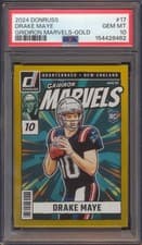 2024 Donruss Gridiron Marvels Drake Maye #17 card